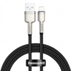 Baseus Cafule Lightning USB kábel, fekete 2,4A 100 cm