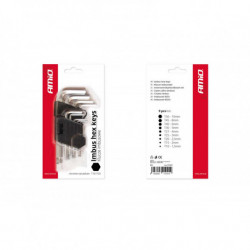 Imbuszkulcs rövid 125mm 9 részes