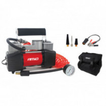 Fémes kéthengerelű 12V autós kompresszor HQ, Acomp-04