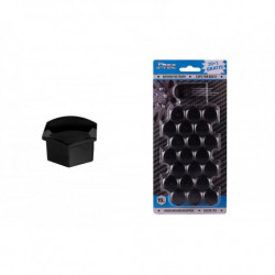 Kerékcsavar kupak szett 19mm - fekete