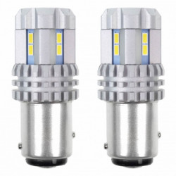 LED izzók CANBUS 3020 22SMD UltraBright 1157 BAY15D P21/5W White 12V/24V