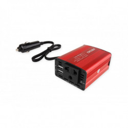 Feszültségátalakító AMiO 12V/230V 150W/300W 2xUSB PI01