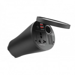 Feszültségváltó AMiO 12V/230V 150W/300W 2xUSB PI02