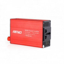 Feszültségváltó AMiO 24V/230V 300W/600W 2xUSB PI04