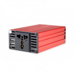 Feszültségváltó AMiO 24V/230V 300W/600W 2xUSB PI04