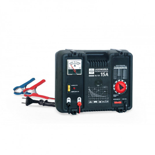 Auto/motor akkumulátor töltő Kukla BK 5 6V/12V 15A (30-180Ah)