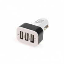 Autós telefon töltő 3xUSB fehér PCH-03