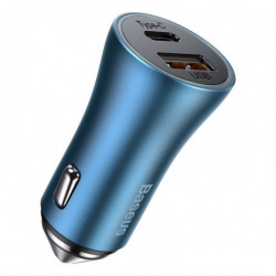 BASEUS Golden Contactor Pro autós töltő, USB + USB-C, QC4.0 +, PD, SCP, 40W