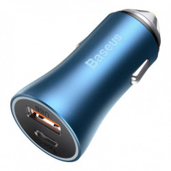 BASEUS Golden Contactor Pro autós töltő, USB + USB-C, QC4.0 +, PD, SCP, 40W