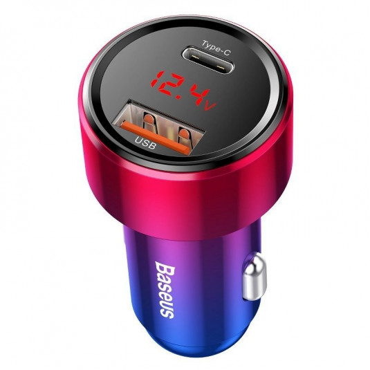 Autós töltő BASEUS Magic USB + USB-C QC 4.0 PD 45W