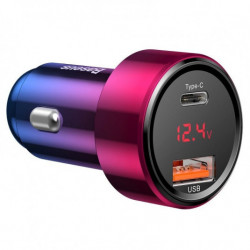 Autós töltő BASEUS Magic USB + USB-C QC 4.0 PD 45W