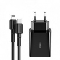USB-C PD töltő Baseus Mini, Power Delivery 18W Lightning kábellel 100 cm