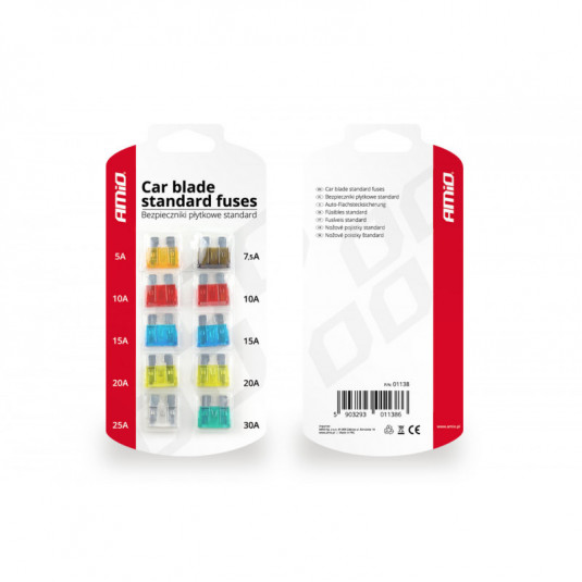 Autóbiztosítékok 10 db blister Standard