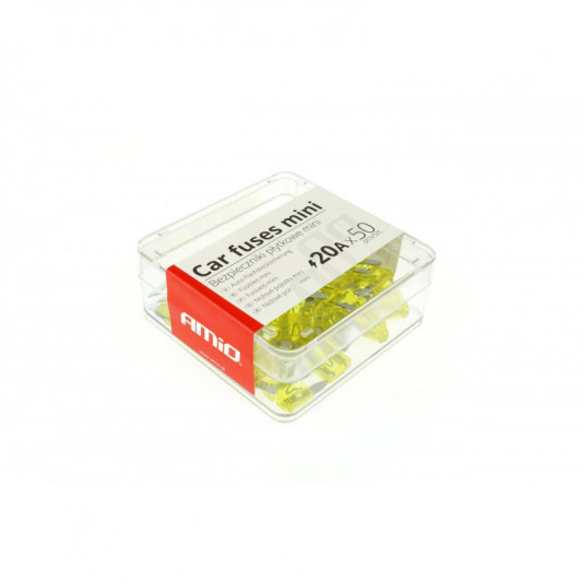 Autóbiztosíték MINI doboz 50 db 20A