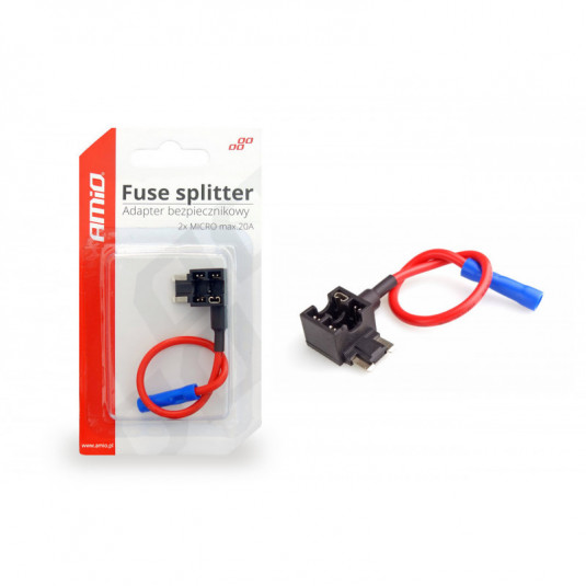 MICRO biztosítékadapter alacsony profil 20A