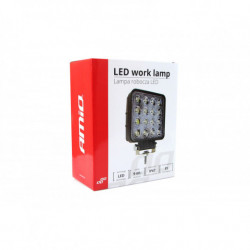 Munkahelyiség LED lámpa 16x LED AWL05 EMC 108x108 48W FLAT 9-60V