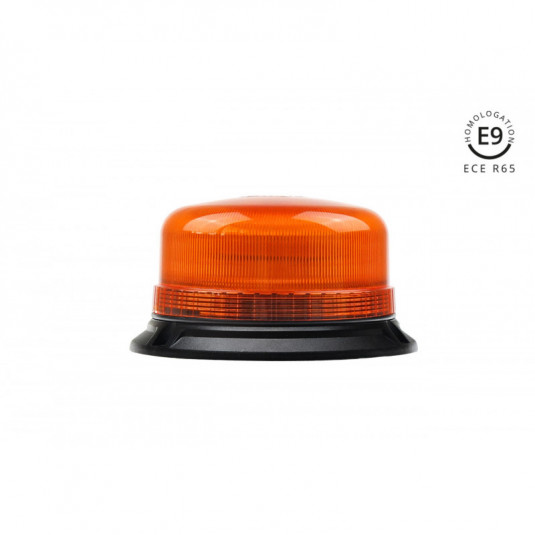 Figyelmeztető villanó fix W03B 3 csavaron R65 R10 36LED 12/24V IP56