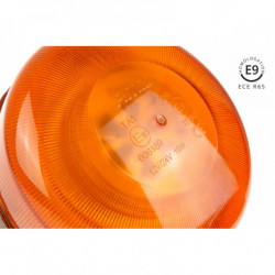 Figyelmeztető villanó fix W03B 3 csavaron R65 R10 36LED 12/24V IP56