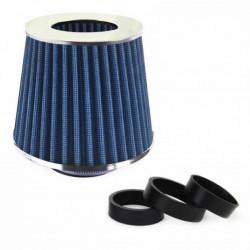 Kúpos levegőszűrő Kék + 3 adapter