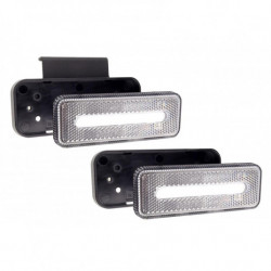 Körvonaljelző fehér fény - téglalap alakú LED - OM-02-W