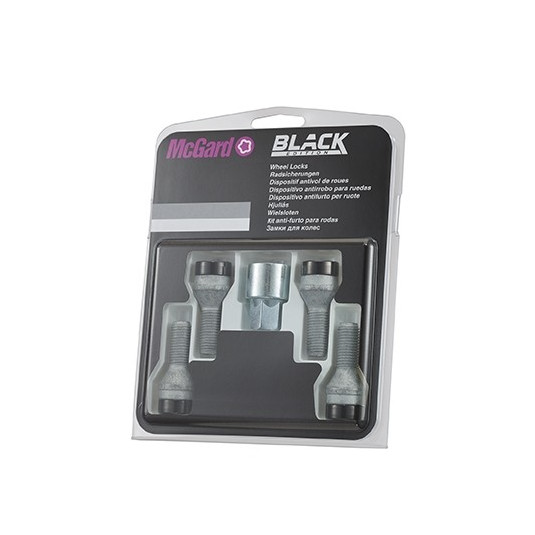 McGard biztonsági csavarok M14x1,5x31mm 60° BLACK EDITION