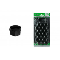 21 mm kerékcsavar sapka szett - fekete