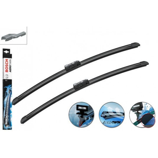 Ablaktörlők Bosch Aerotwin szett ŠKODA Fabia [5J2] (06.13-12.14) 530/530mm