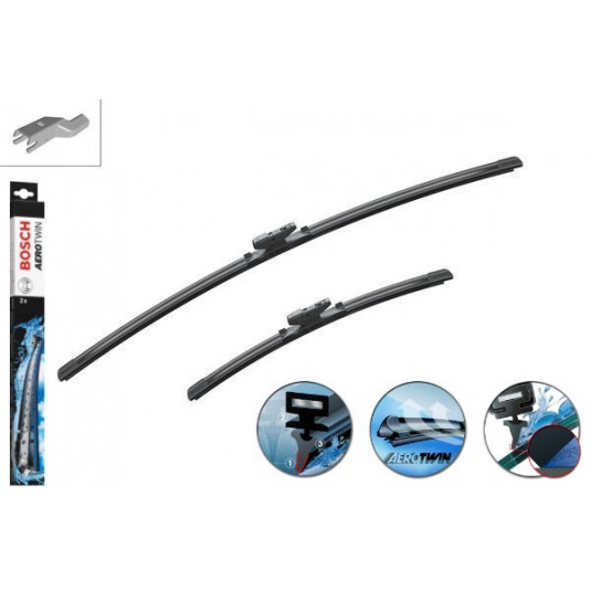 Bosch Aerotwin ablaktörlők szett a TOYOTA Prius [W50] (11.15-tól) 700/400mm-hez