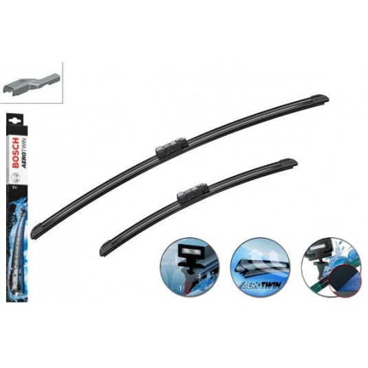 Bosch Aerotwin ablaktörlő szett SEAT Ibiza ST [6J8, 6P8] (09.11-máig) 600/400mm