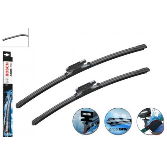 Bosch Aerotwin ablaktörlő szett RENAULT Clio II (Campus) [BB./CB./SB.] (06.09-jelen) 500/450mm
