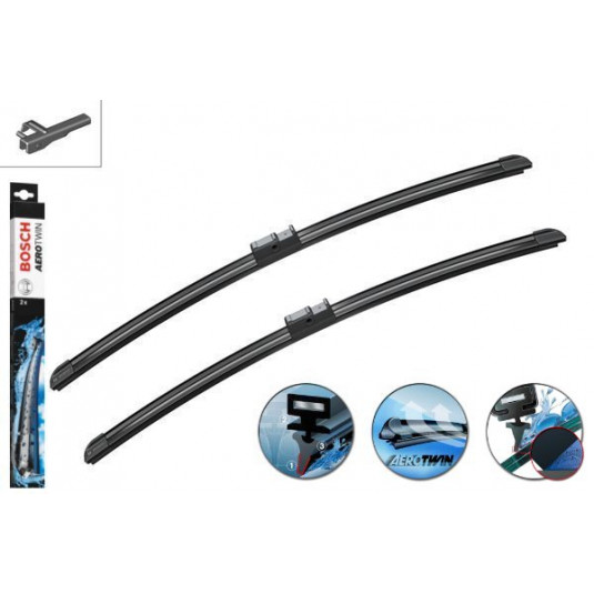 Bosch Aerotwin ablaktörlő szett AUDI TT Roadster [8N9] (05.03-06.06) 530/530mm
