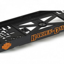 Rendszámtábla alátét 3D HARLEY DAVIDSON narancssárga