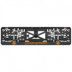 Rendszámtábla alátét 3D HARLEY DAVIDSON narancssárga