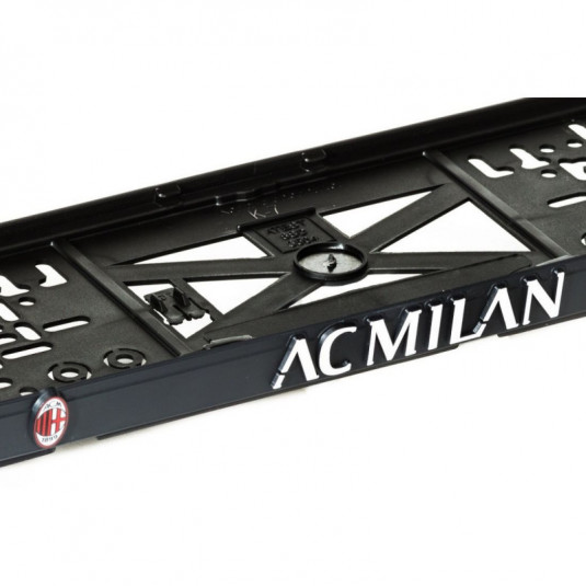 Rendszámtábla alátét 3D AC MILAN