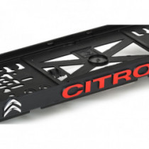 3D-s rendszámtábla alátét CITROËN piros