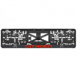 3D-s rendszámtábla alátét CITROËN piros