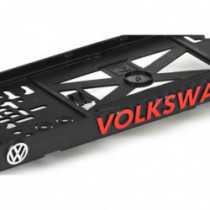 3D VOLKSWAGEN piros rendszámtábla alátét