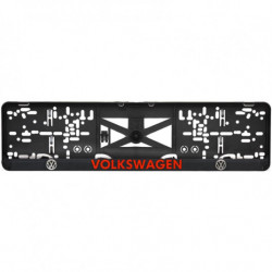 3D VOLKSWAGEN piros rendszámtábla alátét