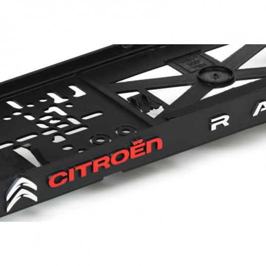 Rendszámtábla alátét 3D CITROËN RACING
