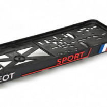 3D rendszámtábla alátét PEUGEOT SPORT
