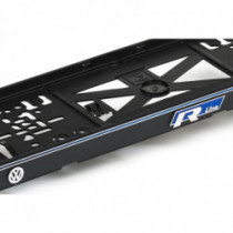 Rendszám alátét 3D VW R LINE kék