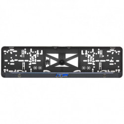 Rendszám alátét 3D VW R LINE kék