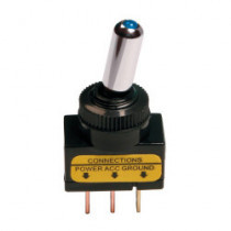 Kék billenőkapcsoló 12 V 20 A Model 3