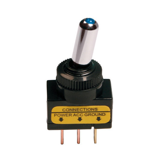 Kék billenőkapcsoló 12 V 20 A Model 3