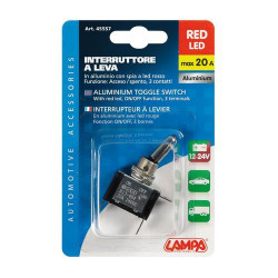 Billenőkapcsoló 12 V 20 A zöld 2-es modell
