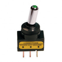Billenő kapcsoló 12 V 20 A zöld Model 3