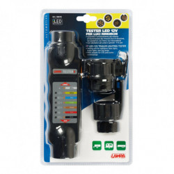 TESZTER utánfutó lámpák teszteléséhez 12V. 7/13 érintkező adapterrel