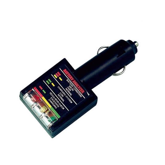 12V akkumulátor teszter