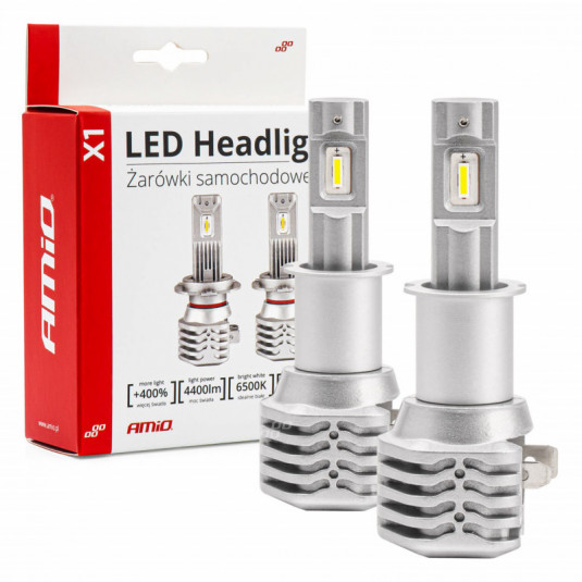 LED izzók H3 X1 Series AMiO főfényszóróhoz