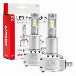 H3 X2 Series AMiO LED izzók főfényszóróhoz (+canbus)